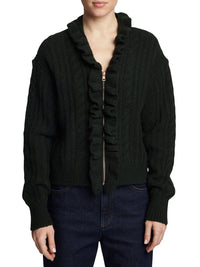 Cardigan en laine - Intense Green