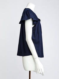Top en jersey de coton - Ink Navy
