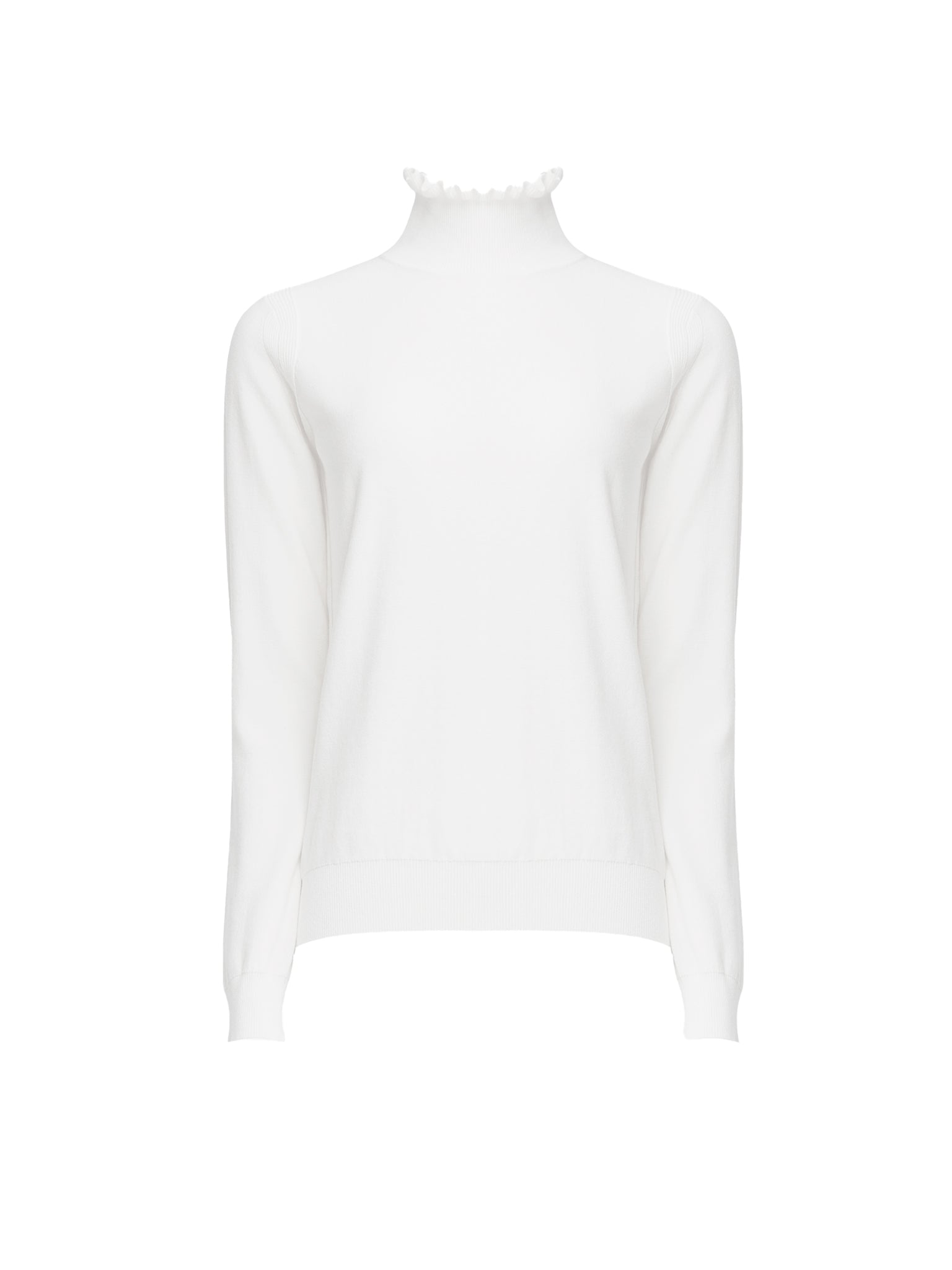 Pull en tricot de coton biologique - Blanc