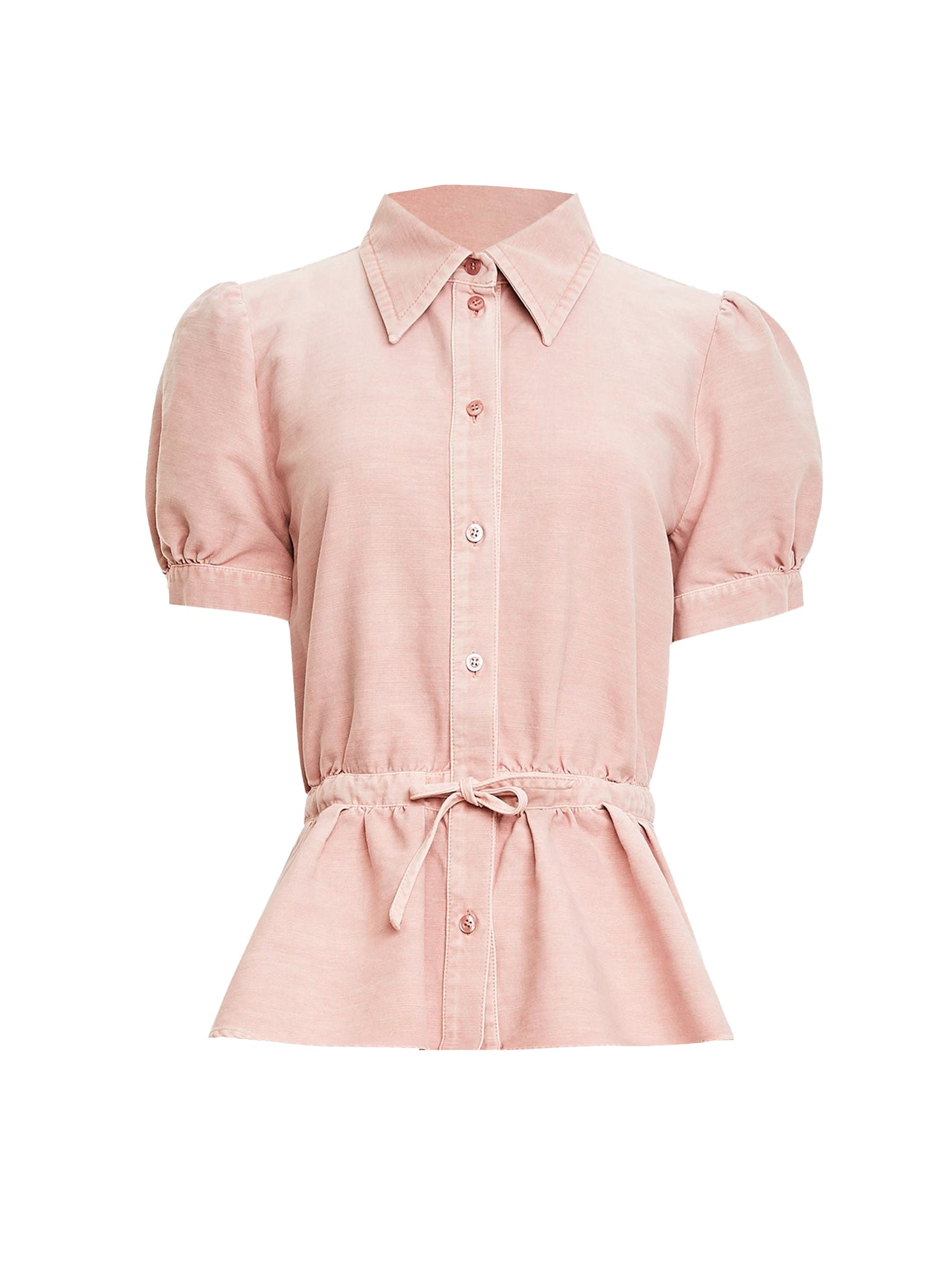 Top en coton teint - Camée Rose