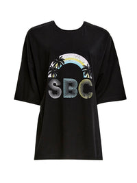 T-shirt Palmier - Black