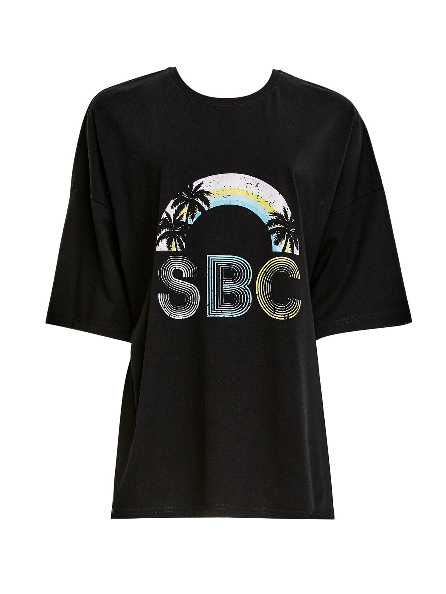 T-shirt Palmier - Black