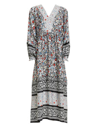 Robe longue à fleurs - Multicolor Black
