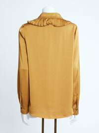 Blouse à col lavalière - Baroque Brown