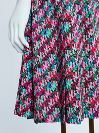 Jupe en cuir - Multicolor