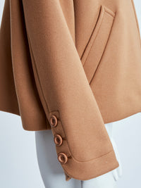 Manteau en cuir - Vegetal Brown