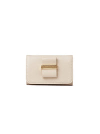 Étui à clés Rosita en cuir - Cement Beige