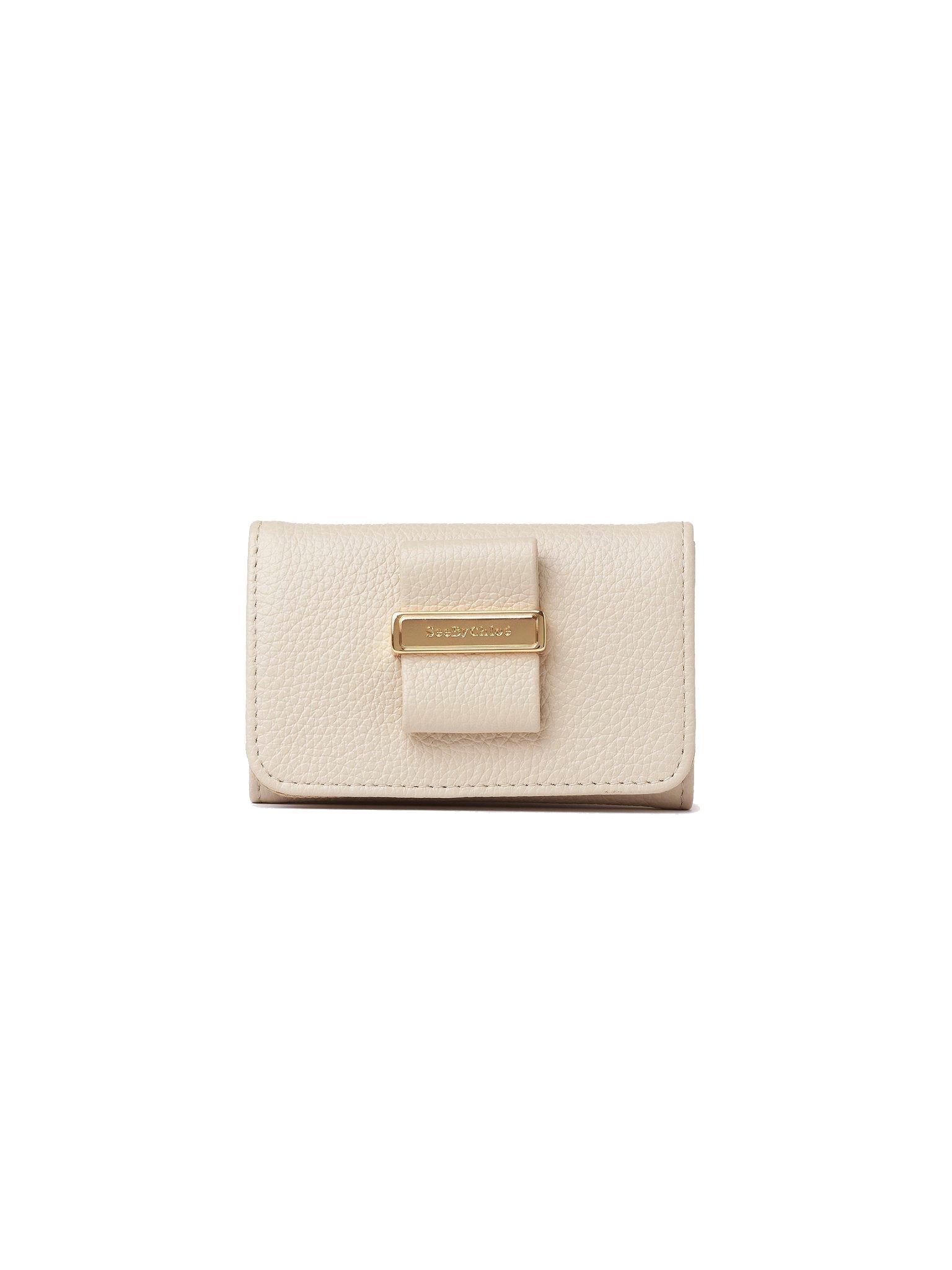 Étui à clés Rosita en cuir - Cement Beige