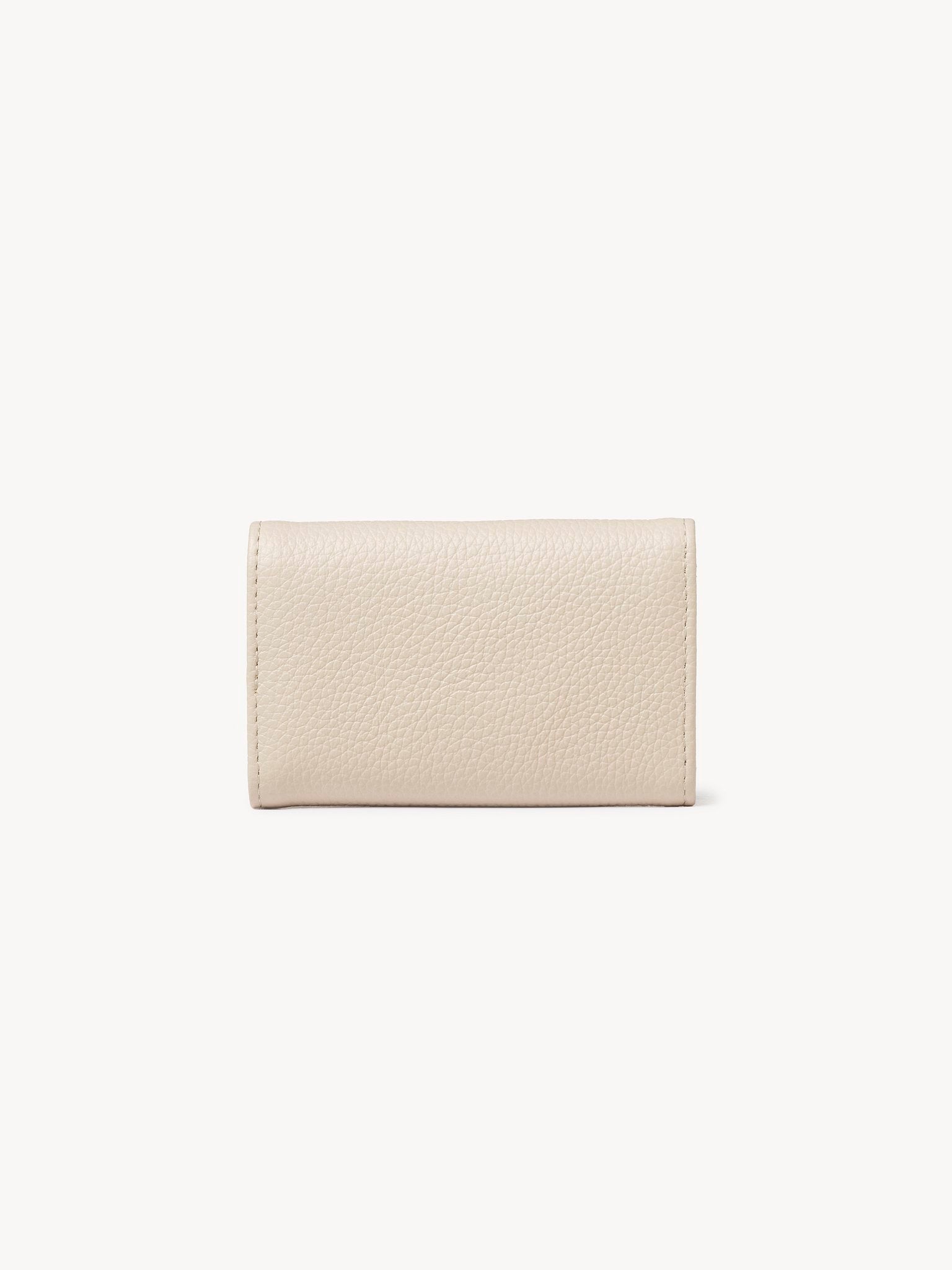 Étui à clés Rosita en cuir - Cement Beige