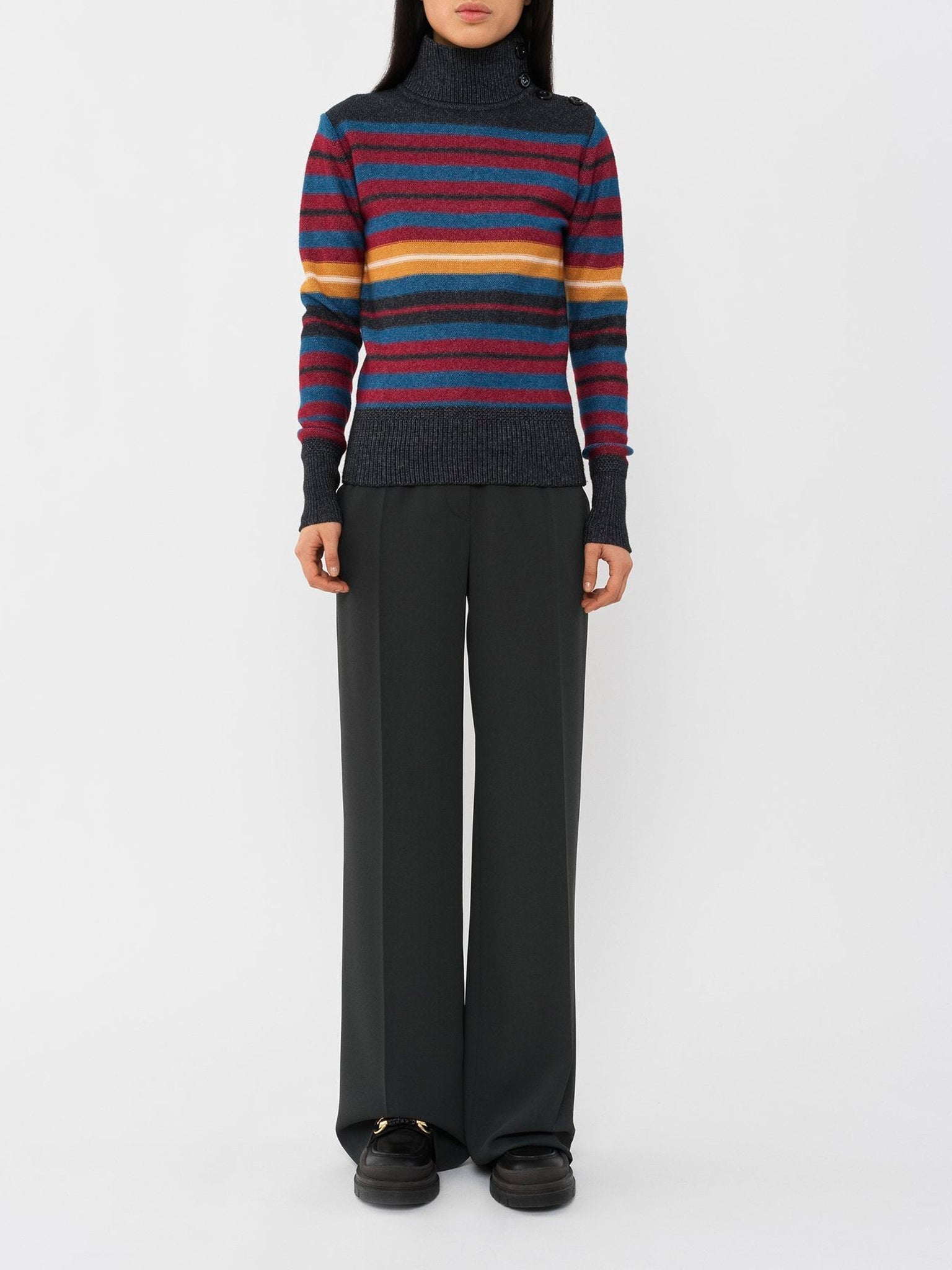 Pantalon droit large - Deep Forest