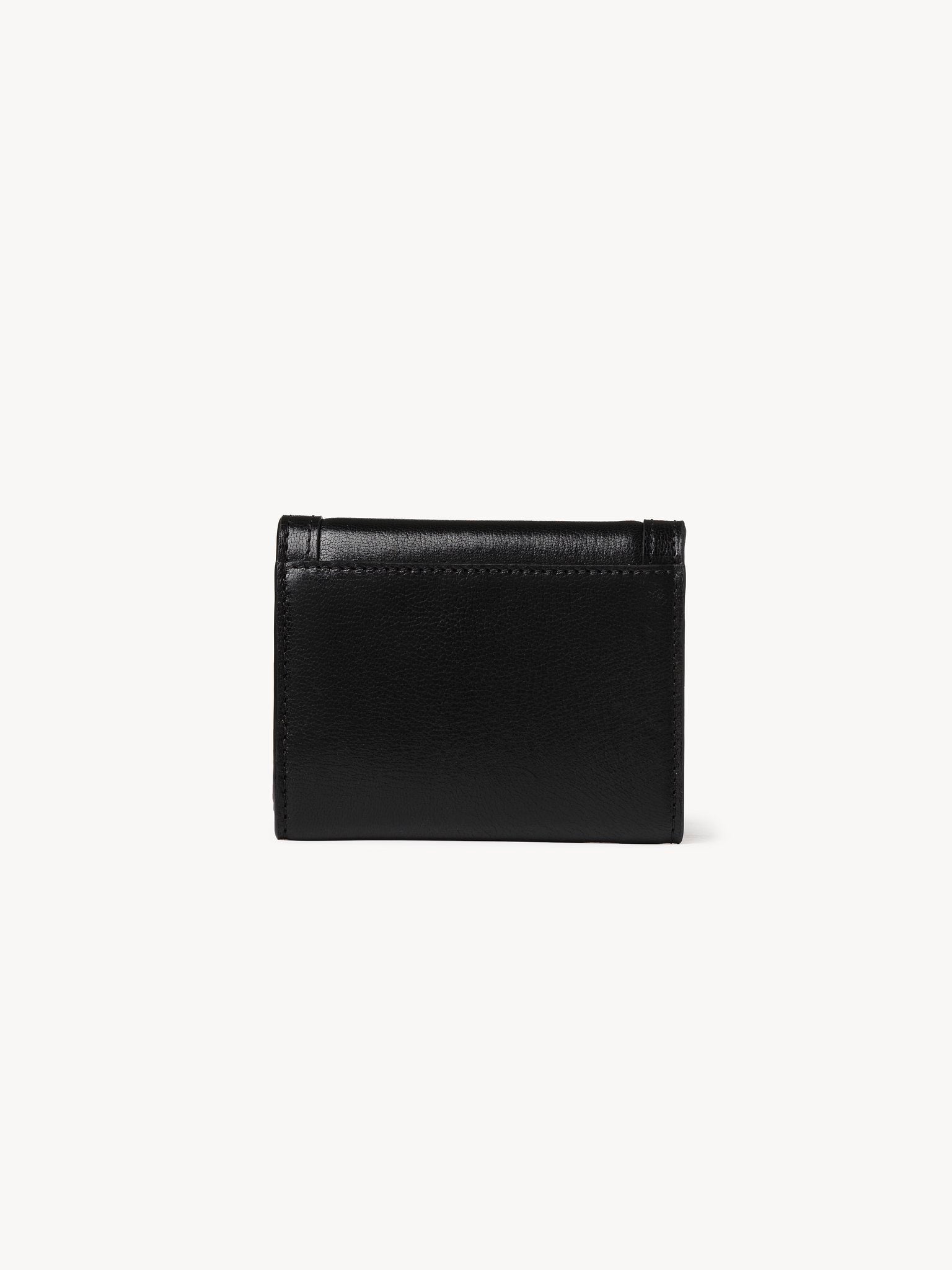 Portefeuille compact My en cuir - Black