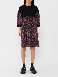 Robe hybride oversize - Black & Red