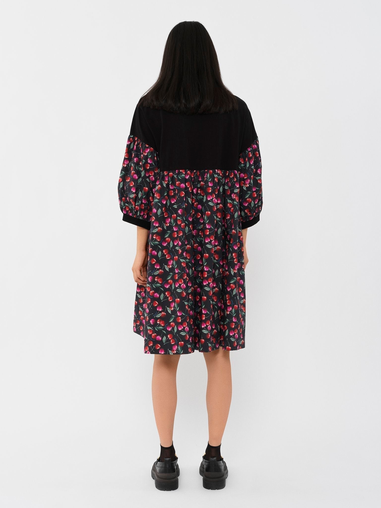 Robe hybride oversize - Black & Red