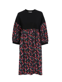 Robe hybride oversize - Black & Red