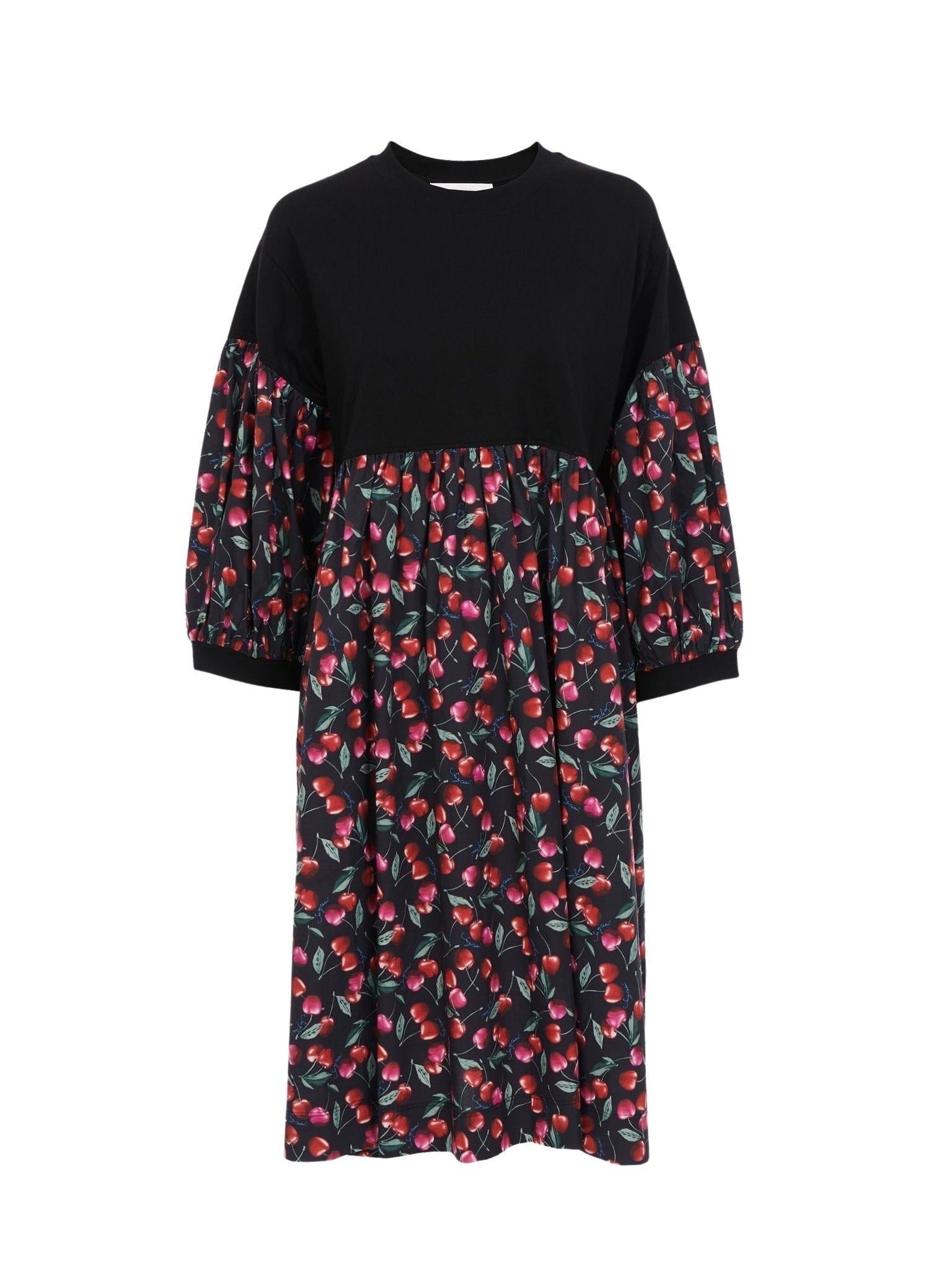 Robe hybride oversize - Black & Red