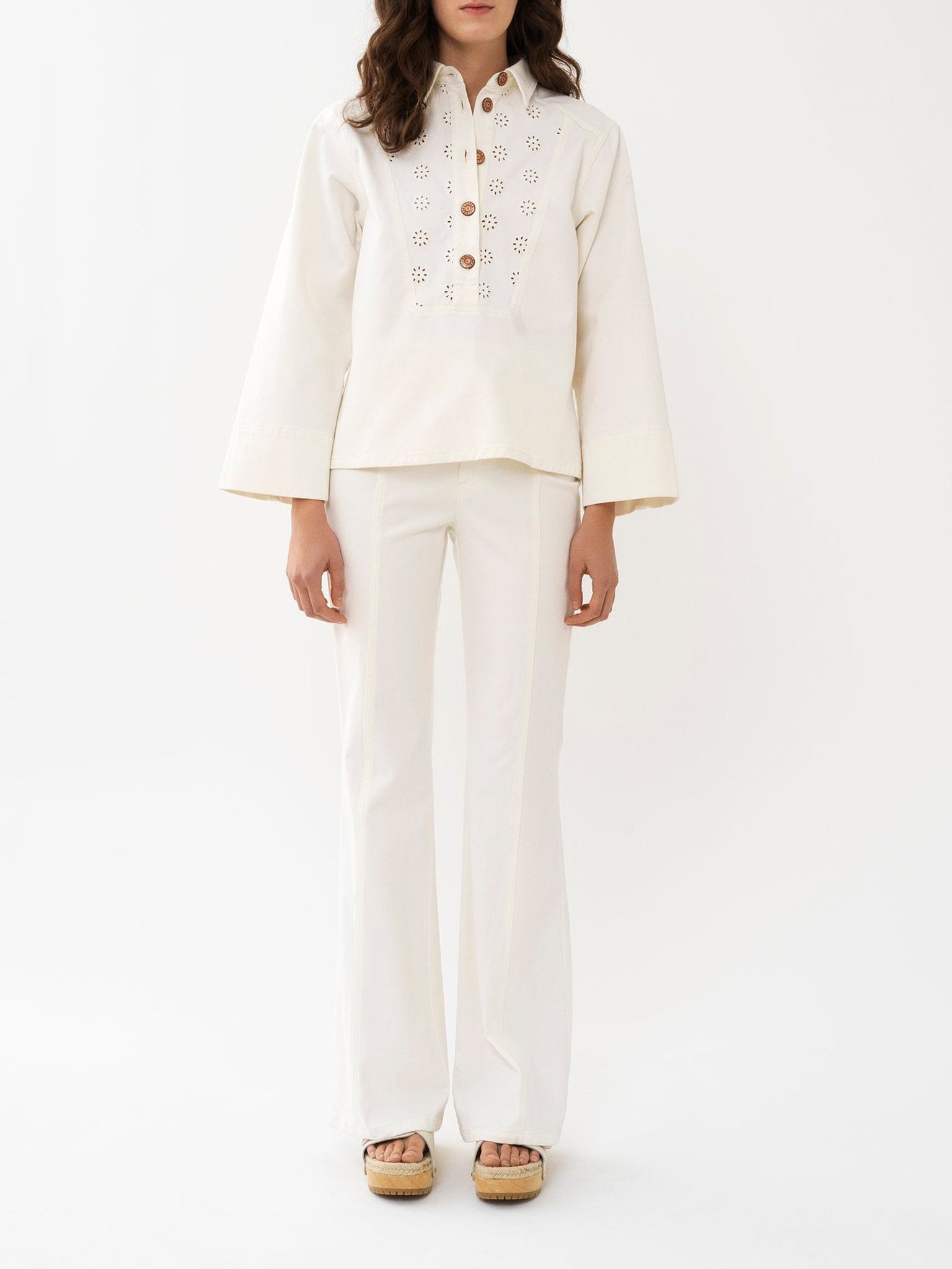Blouse boutonnée - White