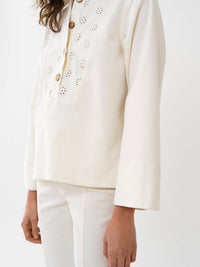 Blouse boutonnée - White