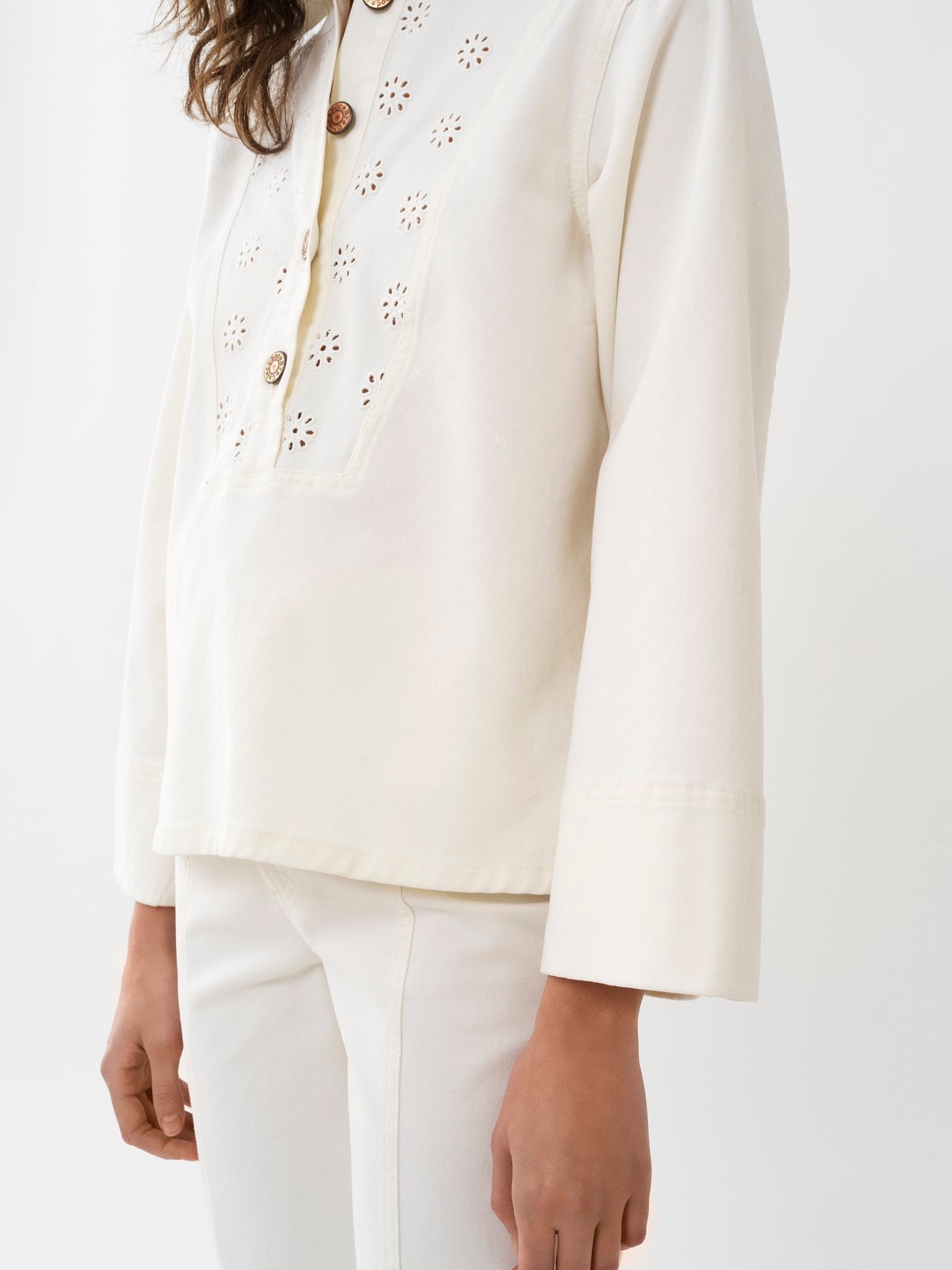 Blouse boutonnée - White