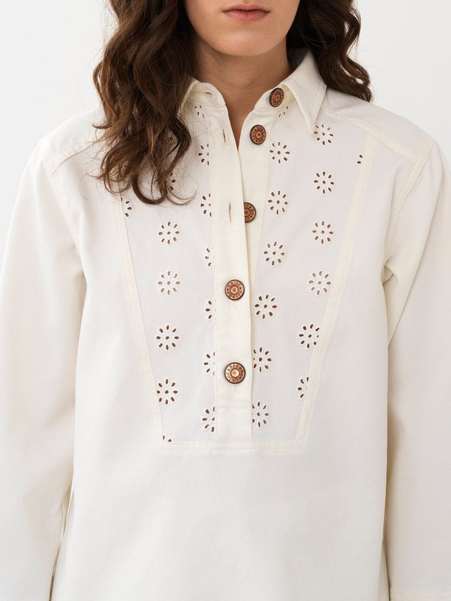 Blouse boutonnée - White