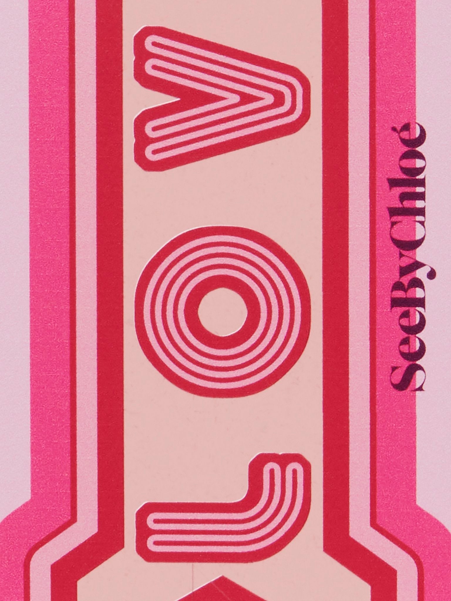 Coque See By Chloé pour iPhone 13 en cuir - Powder