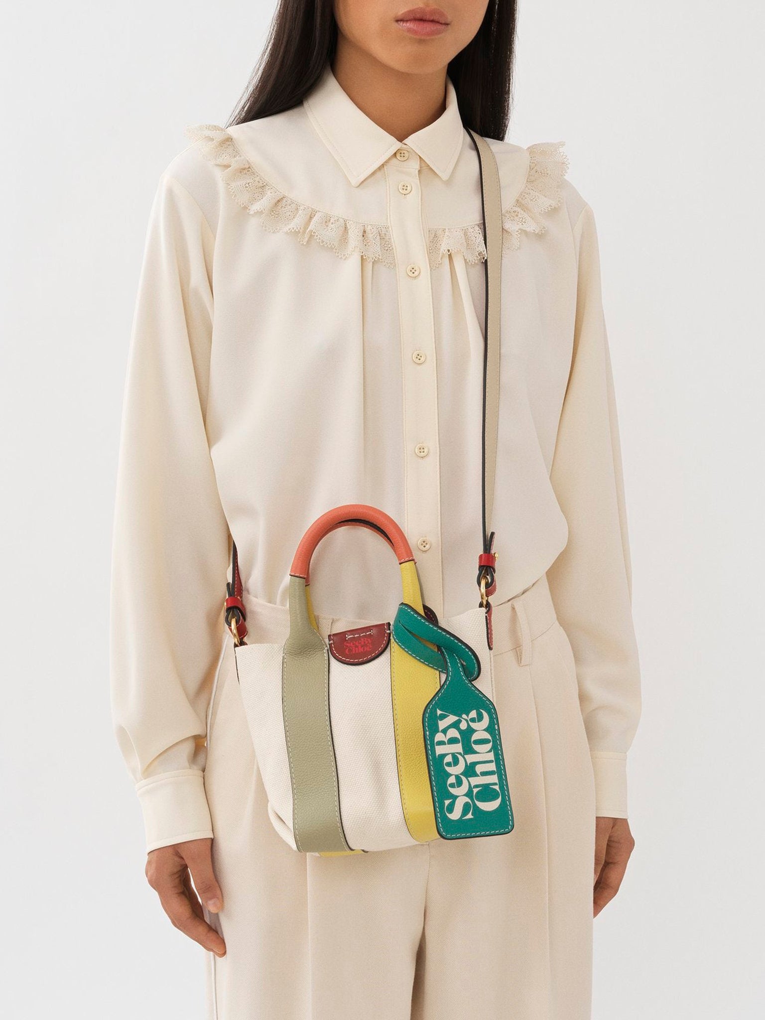 Mini sac cabas Laetizia - Pottery Green
