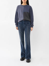 Pantalon bootcut Emily - Dusky Blue