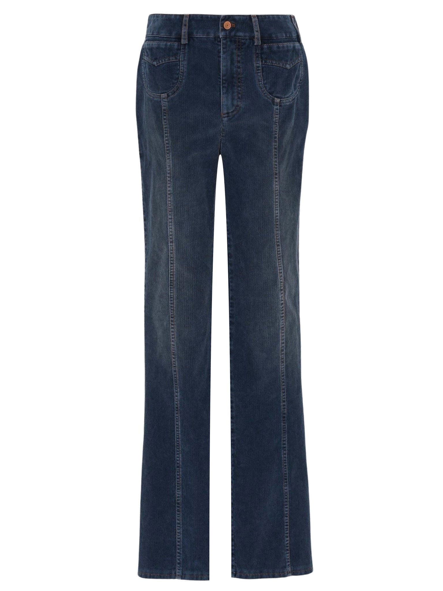 Pantalon bootcut Emily - Dusky Blue