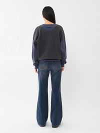 Pantalon bootcut Emily - Dusky Blue