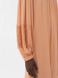 Robe froncée - Dusty Coral