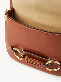Sac porté épaule Saddie en cuir - Caramelo