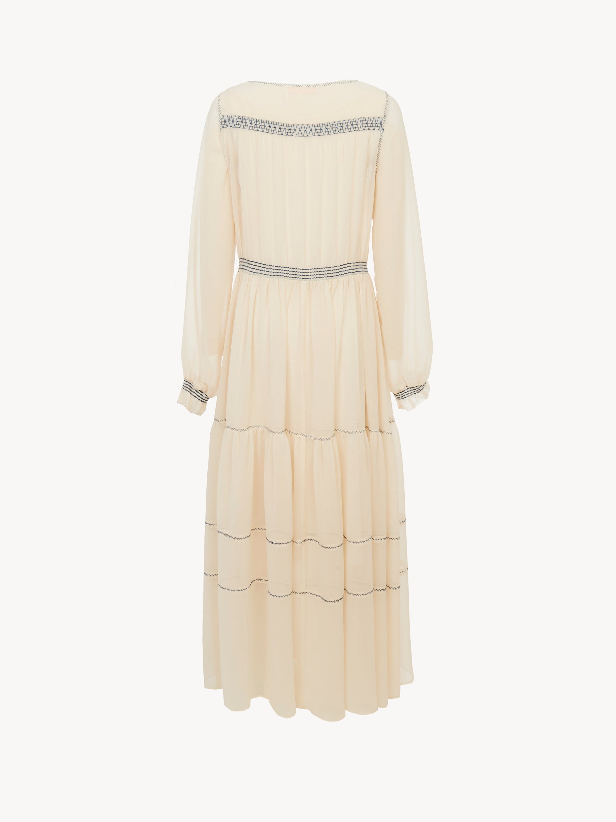 Robe longue fluide - Antique White