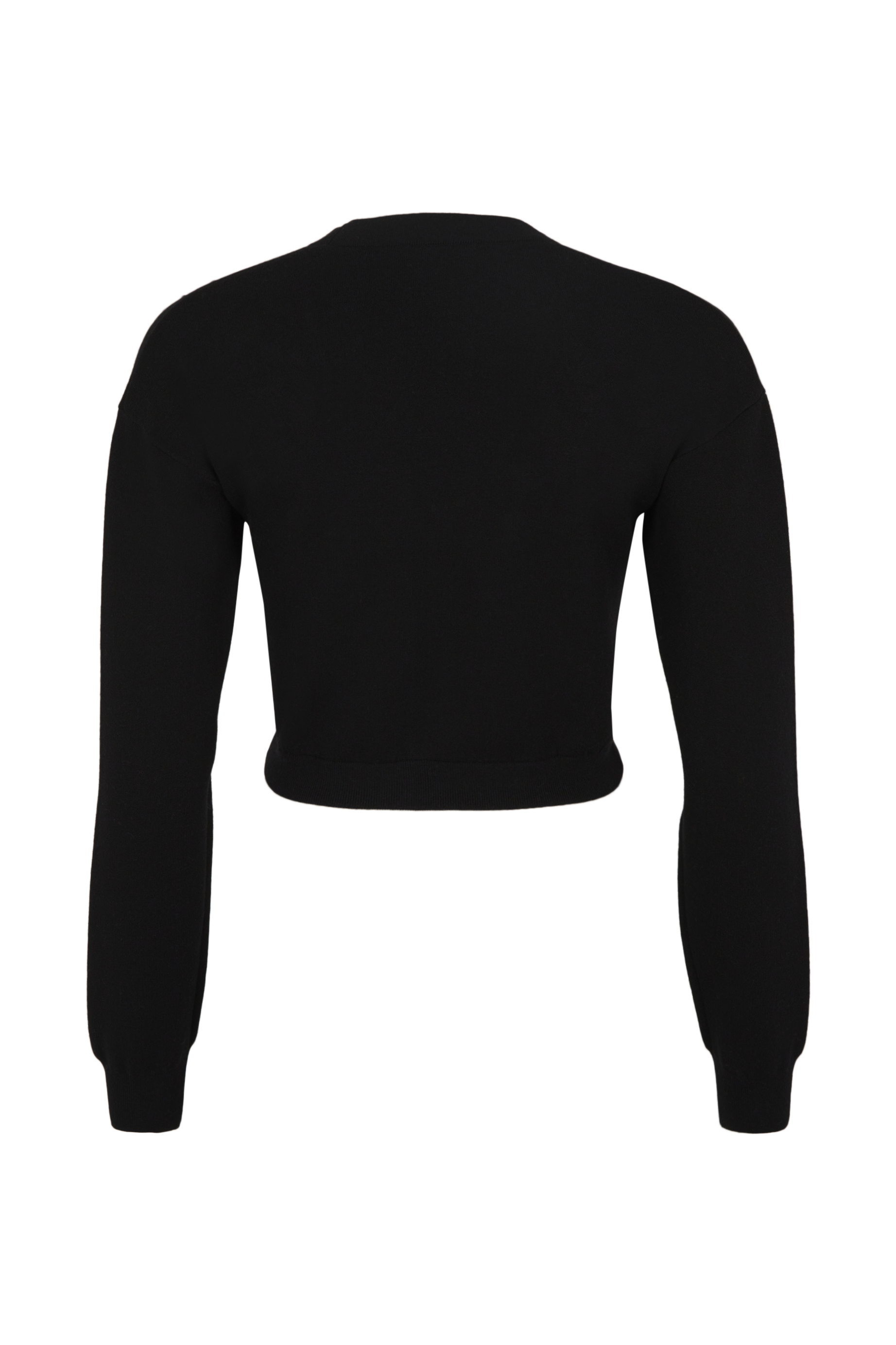 Cardigan vintage en laine - Noir