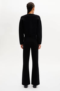 Cardigan vintage en laine - Noir
