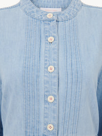 Robe en jean flou - Bleu Sans Effort