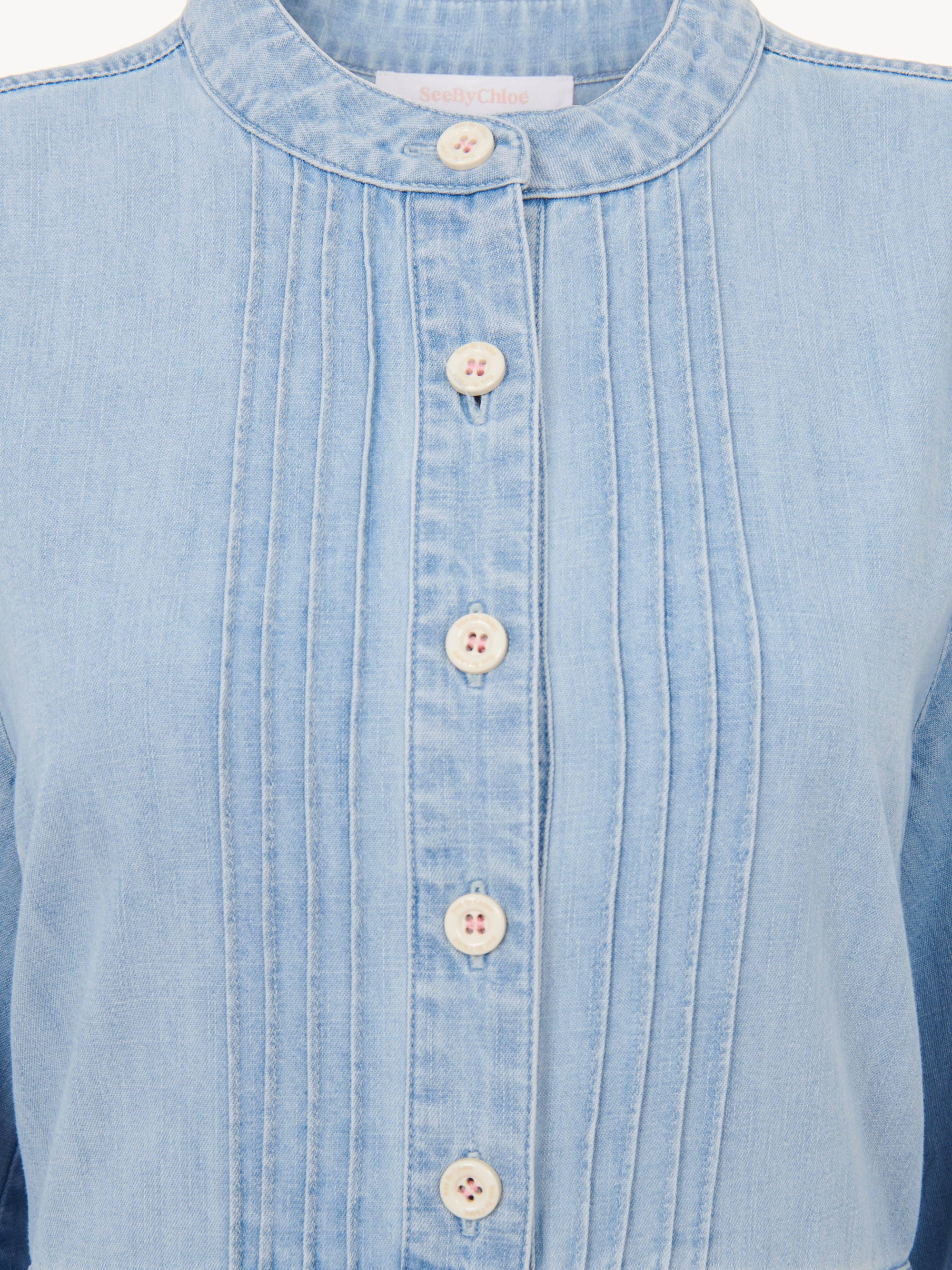 Robe en jean flou - Bleu Sans Effort