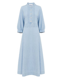 Robe en jean flou - Bleu Sans Effort