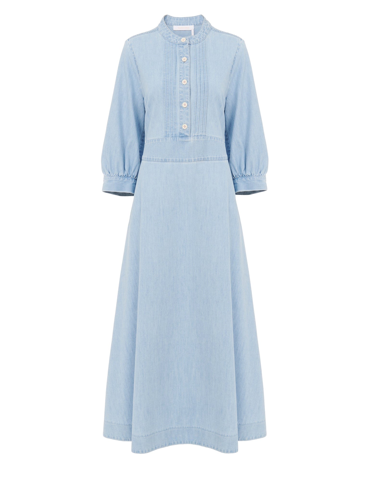 Robe en jean flou - Bleu Sans Effort