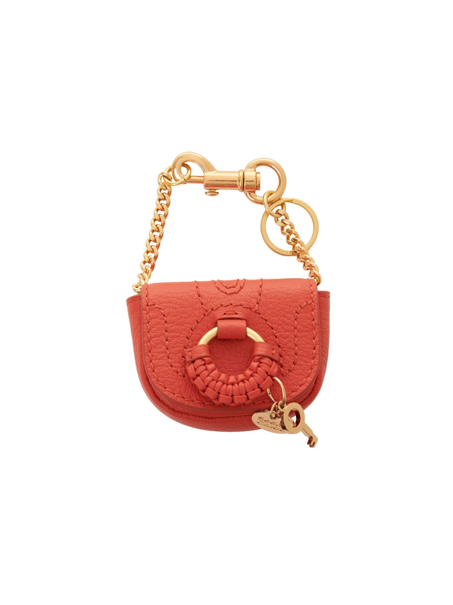 Porte-clés Hana en cuir - Gipsy Orange
