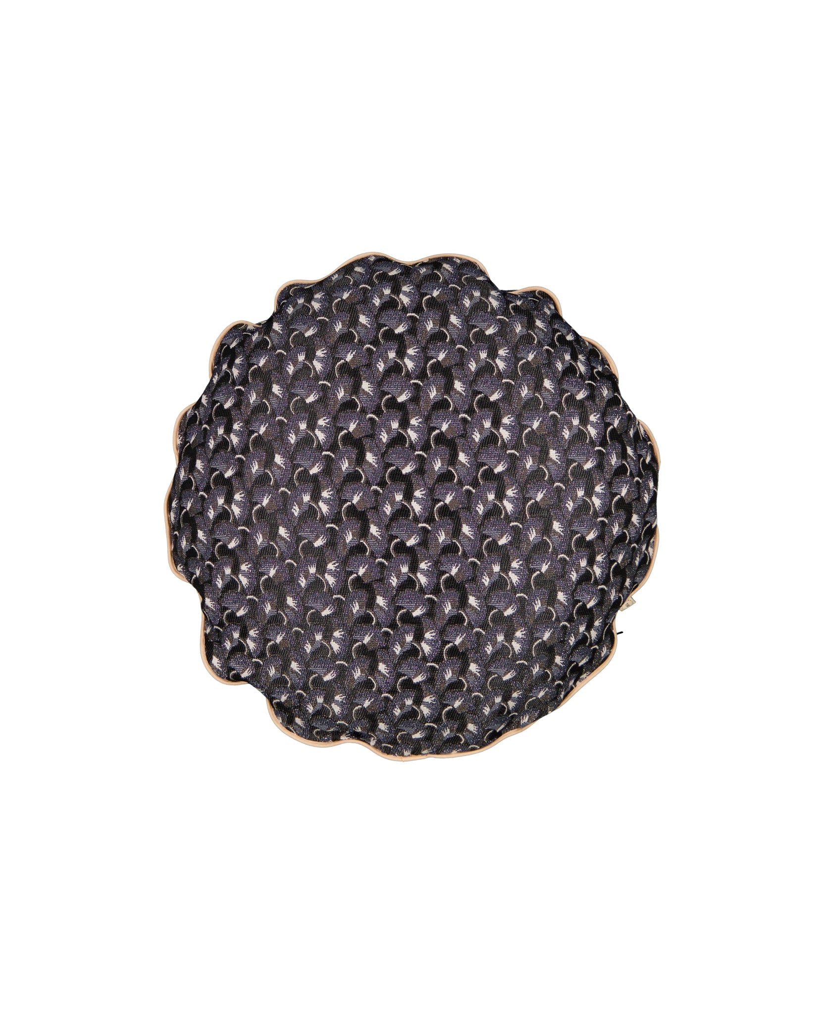 Coussin Bomboloni à motifs - Noir