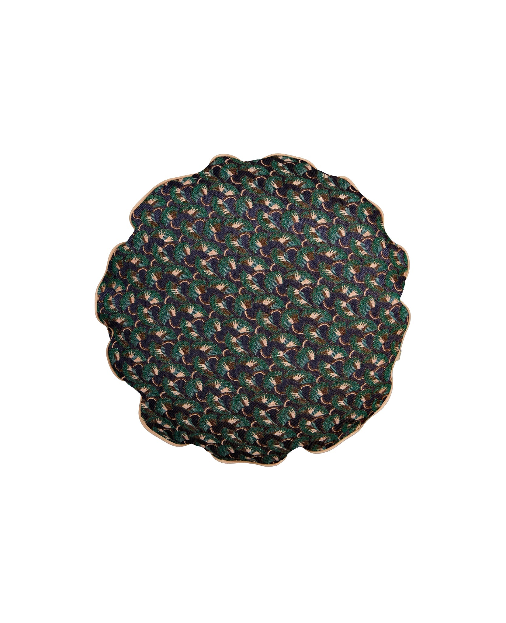 Coussin Bomboloni à motifs - Vert