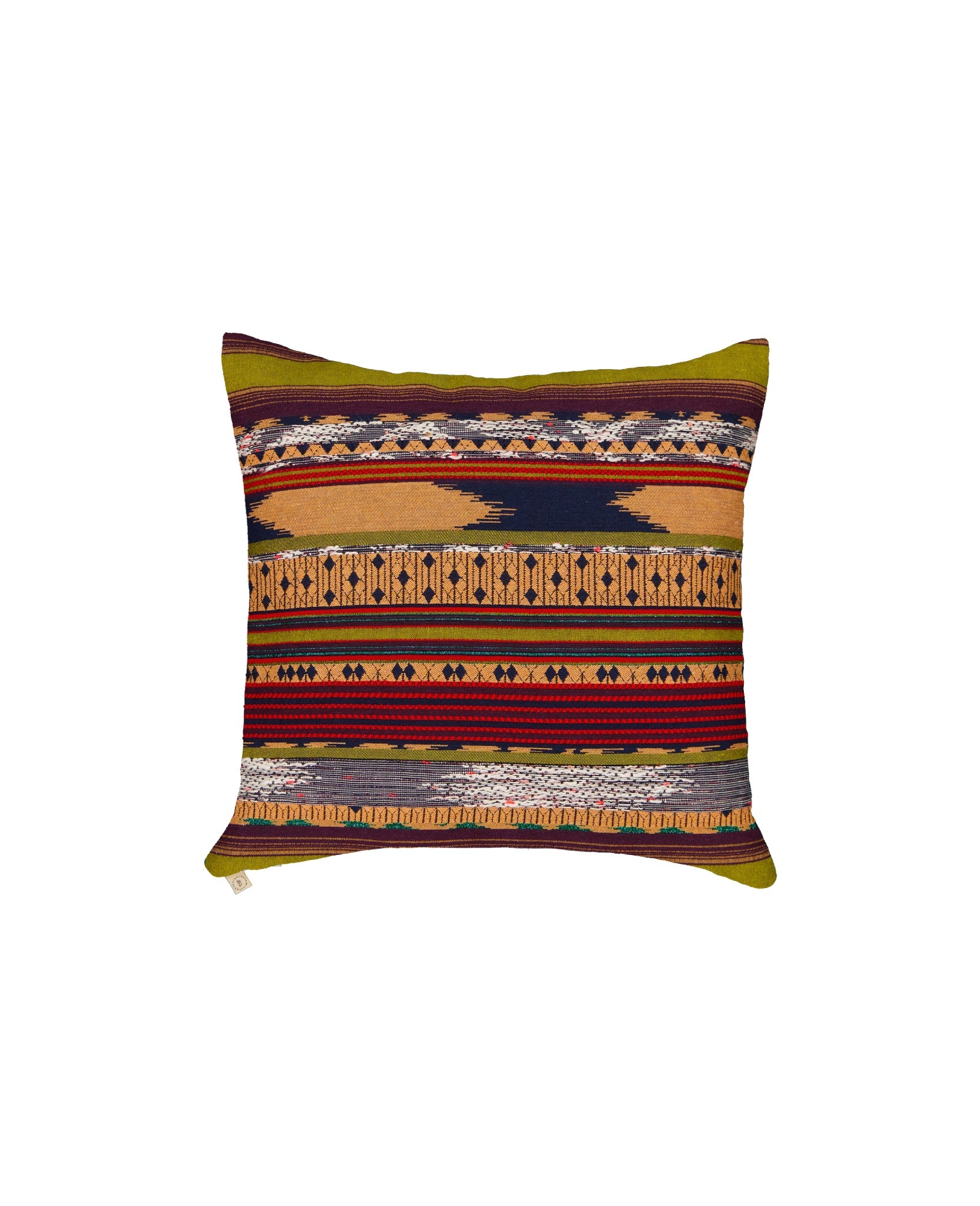 Coussin Viaggio - Vert et Rouge