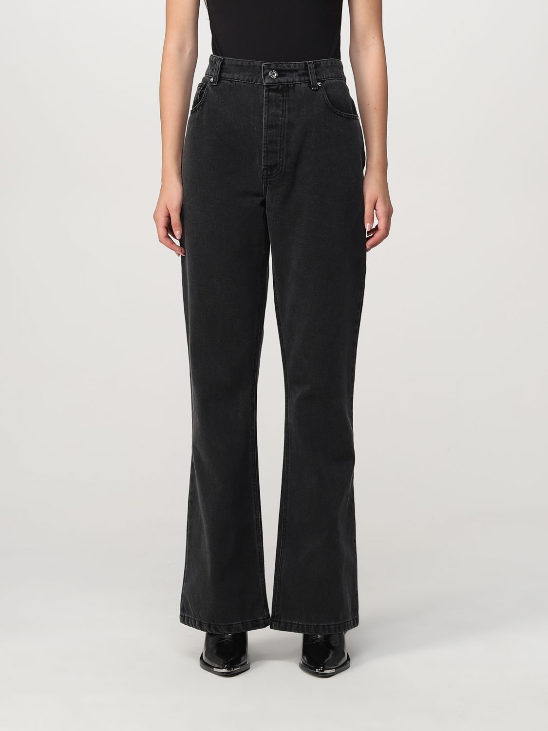 Pantalon à poche contrastée - Denim Stone Neige