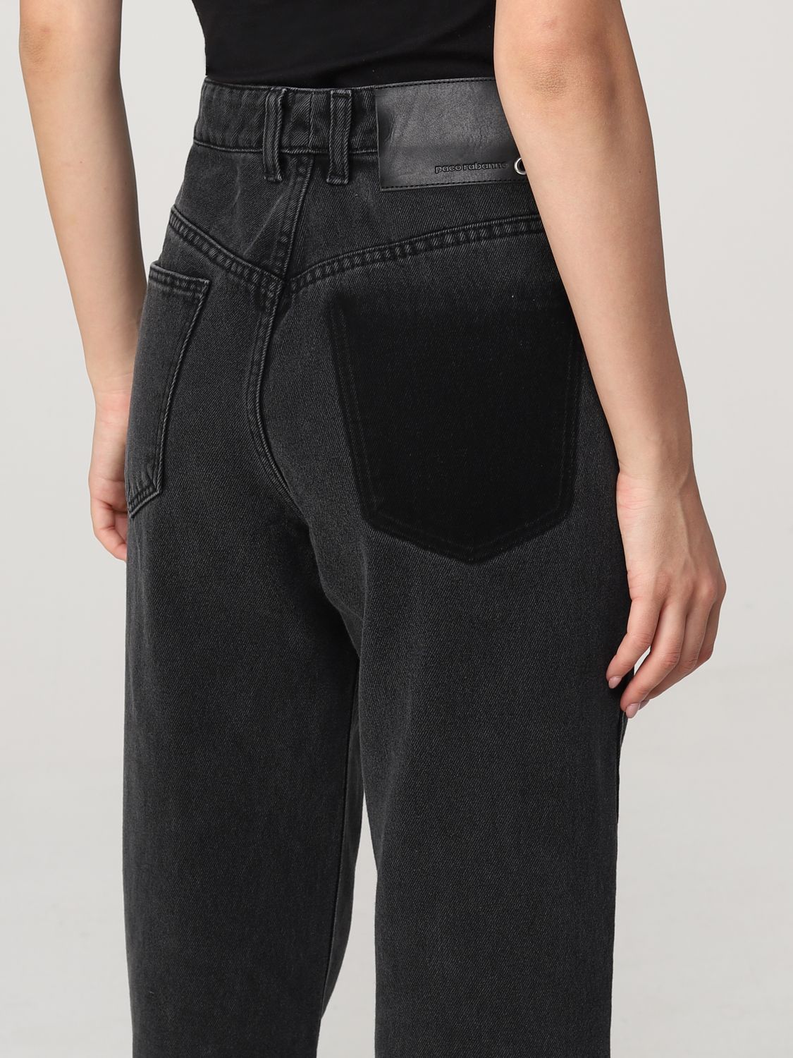 Pantalon à poche contrastée - Denim Stone Neige