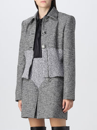 Veste structurée en laine - Black & White