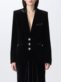 Veste blazer en velours - Black
