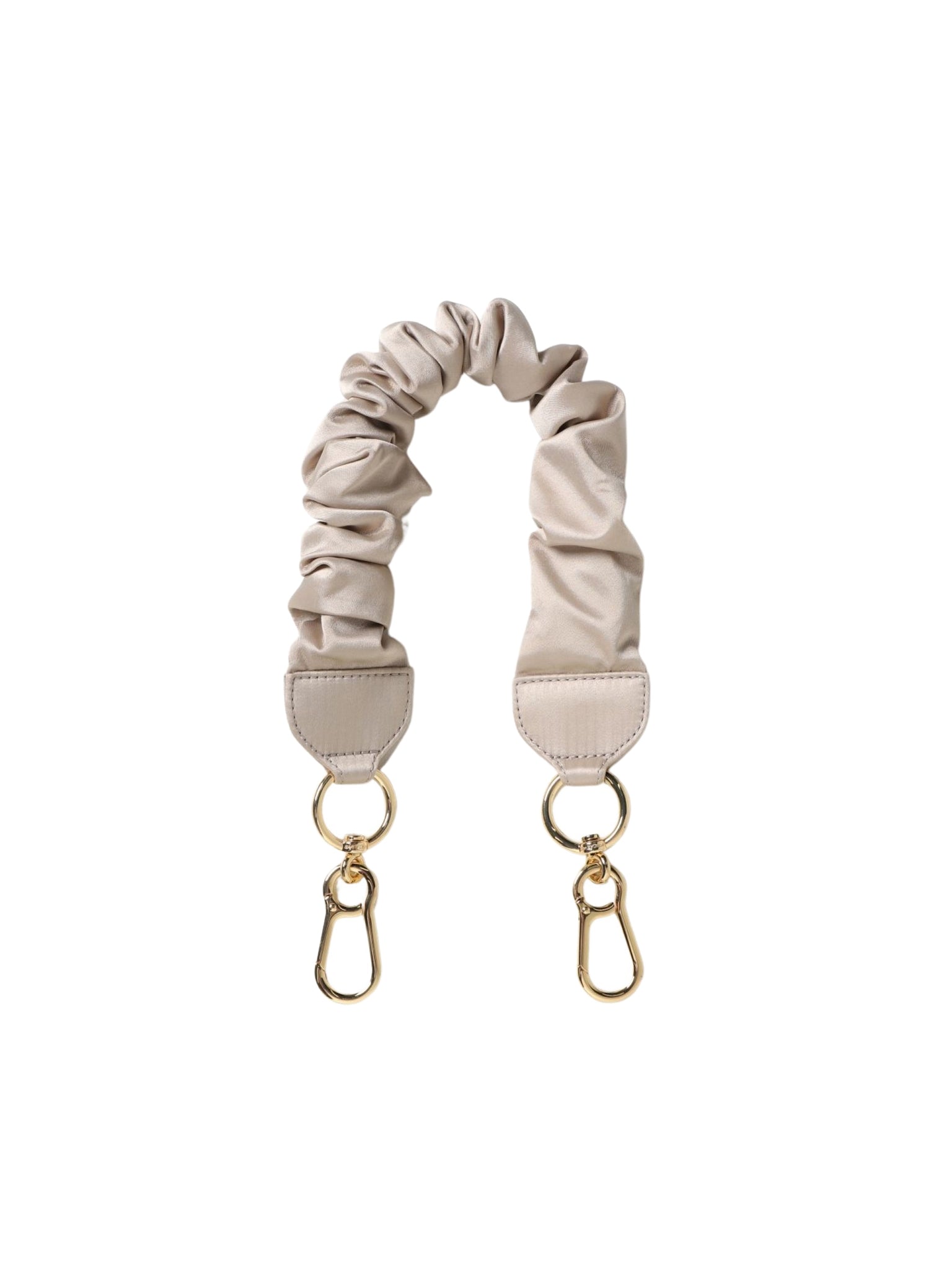 Bandoulière froncée satinée - Silver