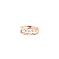 Bollicine rose gold & silver Ring - Rose Gold & Silver