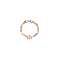 Mini granelli rose gold & silver Ring - Rose Gold & Silver