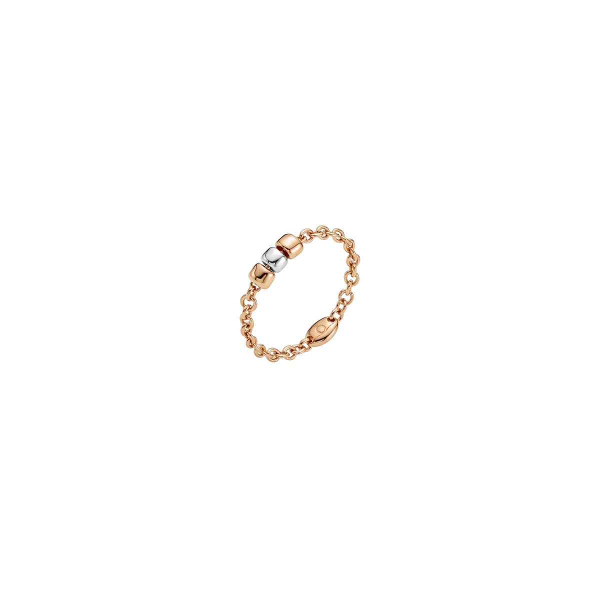 Mini granelli rose gold & silver Ring - Rose Gold & Silver