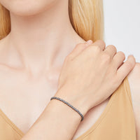 Mini granelli rose gold & titanium Bracelet - Rose Gold & Titanium